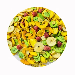 Chinese Mixed Vegetable Fruit Fried Snack Healthy Food with Salty Taste Vacuum Pack for Sale