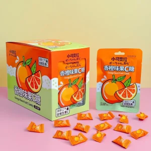 Chinese Sugar Free Fruity Mint Orange Flavor Breath Freshening Golosinas Individually Wrapped Compressed Candy Gift