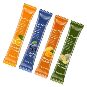 Chumita Sports Energy Drink Mix Orange Mango Flavor With Vitamin B Complex Amino Acids For Pre Workout Energy Immune Support