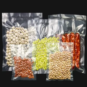 Clear PE Food Vacuum Bags Moisture Proof Airtight Packaging for Nuts Dried Fruits Meat Snacks Salad Food Storage Preservation