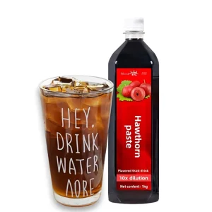 Concentrated Hawthorn Juice with Sugar 1kg Fruit Flavored Reducing Greasiness Bottled From Jiangsu 365 Day Shelf Life