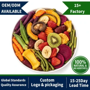 Convenience Store Snacks Freeze Dried Mixed Fruit Portable Healthy Snack Non GMO Dried Vegetables Dried Fruit