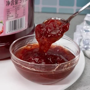 Cost Effective Easy Store HACCP Certified Natural Fruits Light Sweet Strawberry Preserves Flavored Fruit Tea Ready