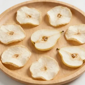 Crispy Natural Fruit Chips for Healthy Snacks Freeze Dried Pear Chips No Preservatives & Rich in Moisture Locking Nutrients