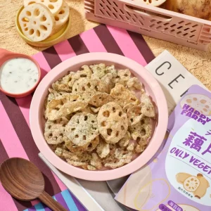 Crispy Snacks for Relaxation Chinese Casual Tempura Snacks Seaweed Flavor Lotus Root Crisps