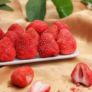 Crispy and Delicious Freeze Dried Strawberry As Natural Fruit Snack