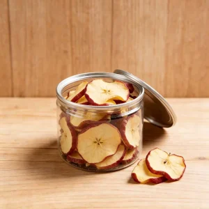 Crunchy VF Apple Chips 21 Oz Below 5 Percent Moisture Vacuum Dehydrated Low MOQ Sweet Ready to Eat Bag