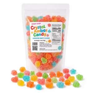 Crystal Amber Candy 150g Assorted Fruity Flavor Edible Crystals Kohakutou Crunchy ASMR Sweets