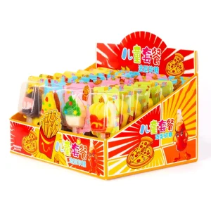 Custom 21g 3D Cartoon Shaped Fruity Flavor Soft Lollipop Candy Rich in Vitamin C Gummy Candy Sweets