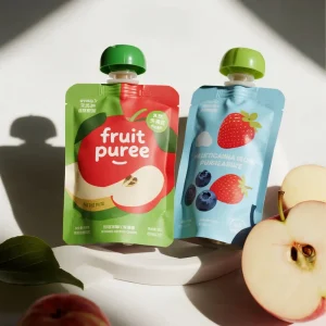 Custom 90g 120g Fruit Juice Beverage Bag Standing Juice Drink Jelly Nozzle Spout Pouch for Baby Food