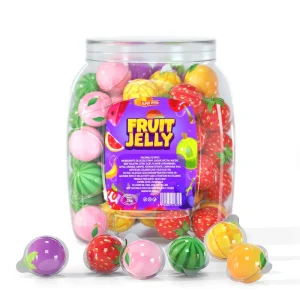 Custom Banana Watermelon Strawberry Shape Gummy Jelly Fill Fruit Jam