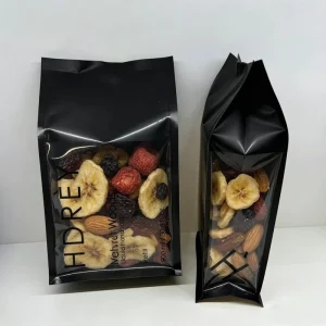 Custom Biodegradable Dried Fruits Stand up Pouch with Zipper Food Grade Moisture Proof Packaging Bag