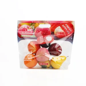 Custom Clear Plastic PE Packaging Fresh Vegetable Fruits Food Frozen Packaging Anti fog Pouch