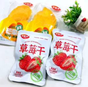 Custom Food Grade Carton Packed Moisture Proof Packaging Film Roll for Dried Fruit & Mango Strawberry Snack Sachet