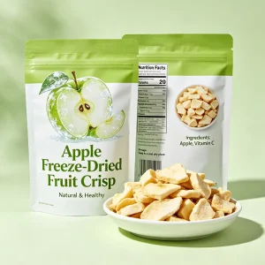 Custom Freeze Dried Fruits Dehydrated Fruit Stand Up Pouch Matte Zipper Doypack Food Grade Plastic Packaging Bag