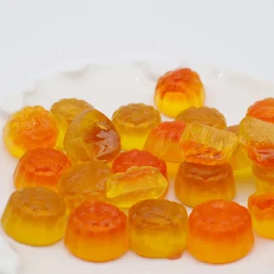 Custom Fruit Gummy Candy Strawberry Filled Jam Jelly Soft Chews Bulk Sweet Snacks for Kids and Adults