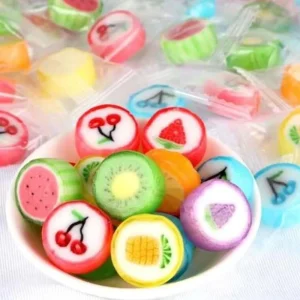 Custom Fruity Chewy Candy Gummy Candy Sour Sweet Candy Bulk Halal Certified OEM ODM Factory Supply