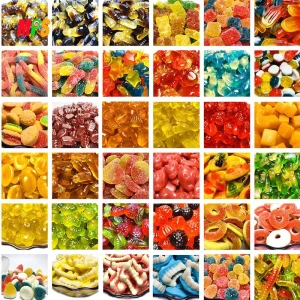 Custom Halal Chinese Bulk Sweet Sour Flavor Jelly Gummy Sweets and Candies