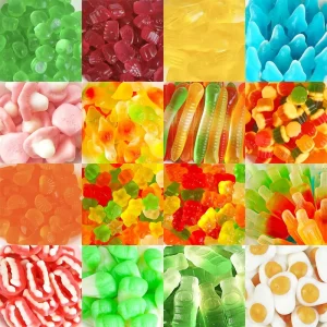 Custom Halal Chinese Confectionery Bulk Sour Sweet Flavor Gummy Candy Chewy Sweets and Candies