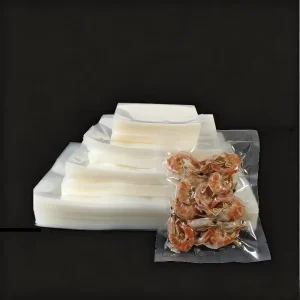 Custom Logo Food Grade 13x20cm Packing Bolsas para empacar al vacio De Nylon Transparent Filament Vacuum Sealer Packaging Bags