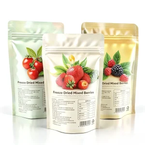 Custom Logo Reusable Seal Specific Freeze Dried Fruit Mixed Freeze dried Fruits Stand up Pouch