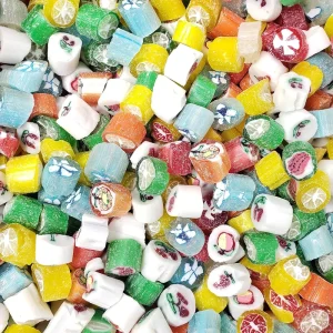 Custom Personal Label Fruit Sliced Hard Candy Chinese Candy Factory Bulk Mixed Flavors Halal Certified Packaged Bags