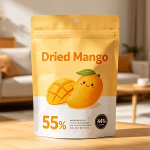 Custom Plastic Bags with logo Printed Aluminum Foil Stand up Bag Airtight Packaging for Dried Fruit Snacks Packaging