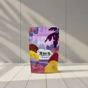 Custom Printed Food Grade Stand Pouches Zipper Closure Recyclable PET+AL+PE Material for Potato Chips Chewing Gum Packaging