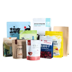 Custom Printed Food Packaging Bag Dry Food Packaging Bag Snack Dried Fruit Food Packaging Bag