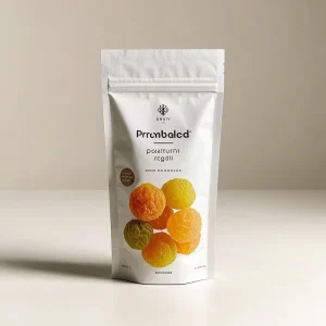Custom Printed Frozen Dried Fruit Packaging Zipper Stand up Pouch Smell proof Moisture proof Mylar Bags with Your logo