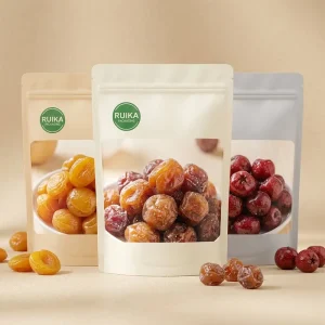 Custom Printed Frozen Dried Fruit Packaging Zipper Stand up Pouch Smell-proof Moisture-proof Mylar Bags with Your logo