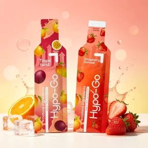 Custom Printed Irregular Jar Shape Pouch for Single Serve Flavor Portable Energy Sport Drink Packaging Bag with Tear Notch