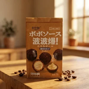 Custom Printed Matte Coated UV Food Packaging Bags Snack Biscuit and Candy Wrapping Paper Bags for Use in Casual Foods