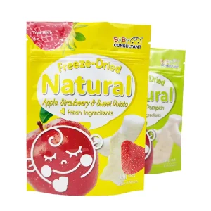 Custom Printed Mylar Bags Reusable Stand up Snack Doypack Food Grade Edible Fruit Freeze Dried Nylon Packaging Bag