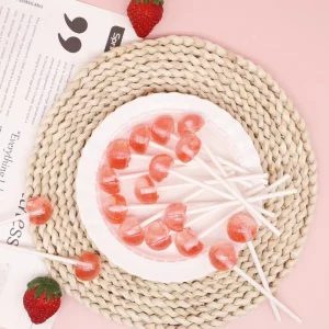 Custom Round Colorful Ball Shape Lollipop OEM ODM Fruit Flavored Hard Candy Private Label Lollipop Factory