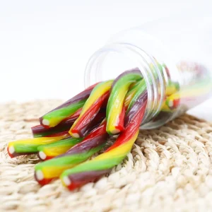 Custom Sweet Wormwood Flavor Soft Chewy Stick Gummy Candy OEM ODM Factory Direct