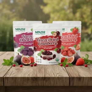Customizable Self Supporting Stand Pouch Resealable Bag Nuts Dried Fruits Candied Fruits Freeze Dried Strawberries Freeze Dried