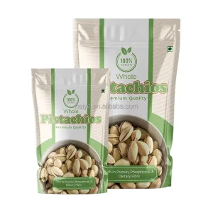 Customization Nut Pistachios Fresh Dried Fruit Packaging Bag Plastic Stand up Pouch Matte Aluminum Foil with Luxury Texture