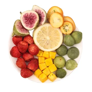 Customized Factory Supply Bulk FD Edible Freeze Dried Fruits Slices Tea Strawberry Lemon Passion Fruit Dry Fruits