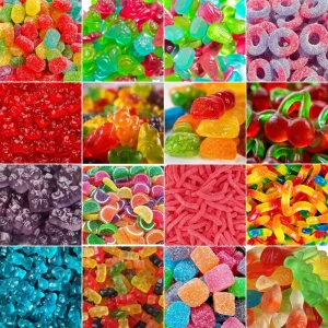 Customized Gummy Candy Sour Sweet Fruity Flavour Gelatin Pectin Gummy Soft Candy Halal Certified Bulk Product