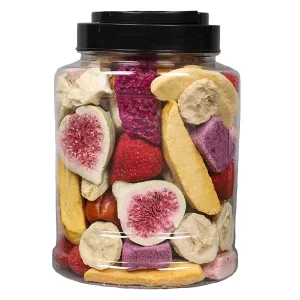 Customized Packaging 7 Kinds Mixed Fruit Vegetable Chips VF Freeze Dried Jackfruit Peach Kiwifruit Sweet Taste Hard Snacks
