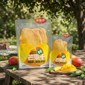 Customized Printing of High Quality Food Packaging Bags Three Sided sealed Snack and Dried Fruit Transparent Packaging Bags