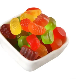 Customized Sour Candies Assorted Fruit Shaped Gummies Halal Strawberry Flavored Soft Candy Sweets