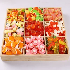 Customized Sour Sweet Fruity Flavour Gelatin Pectin Gummy Soft Candy Halal Certified Bulk Jelly Gummies