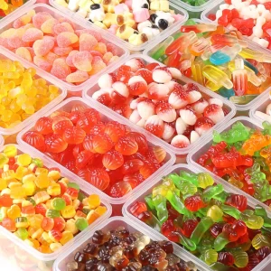 Customized Sour Sweet Fruity Flavour Gelatin Pectin Gummy Soft Candy Halal Certified Bulk Jelly Gummies