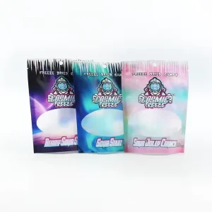 Customized Stand up Pineapple Peach Strawberry Lemon Mango Mixed Flavor Dried Fruit Pouch Freeze Dried Candy Packaging Bags