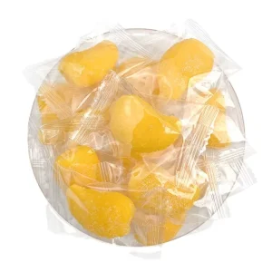 Cute Mango Shaped Sour Gummy Candy Candies Granulated Gummy Candy With Fruity Flavo