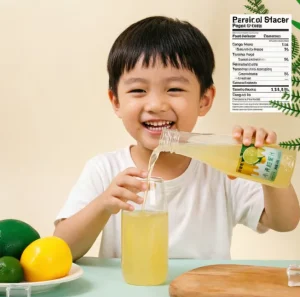 DANLY Portable Lemon Honey Juice Cap for Water Bottles with Instant Mixing Design (35g)