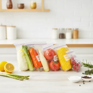 DYT Customized Logo Food Preservation Airtight Smell Proof Reusable Ziplock Bag Plastic Double Track Sealed Zipper Bags
