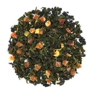 Delicious Peach Oolong Chinese Dried Fruit Tea Beverage Natural Fruit Mixed Flavor Tea Free Sample
